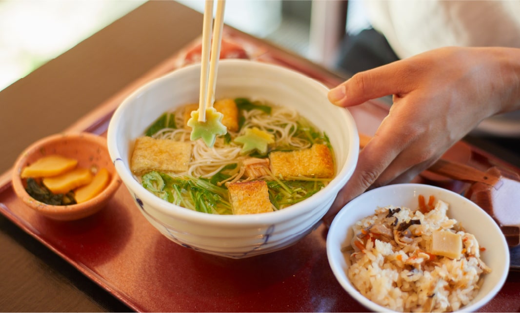 にゅうめんご飯セット