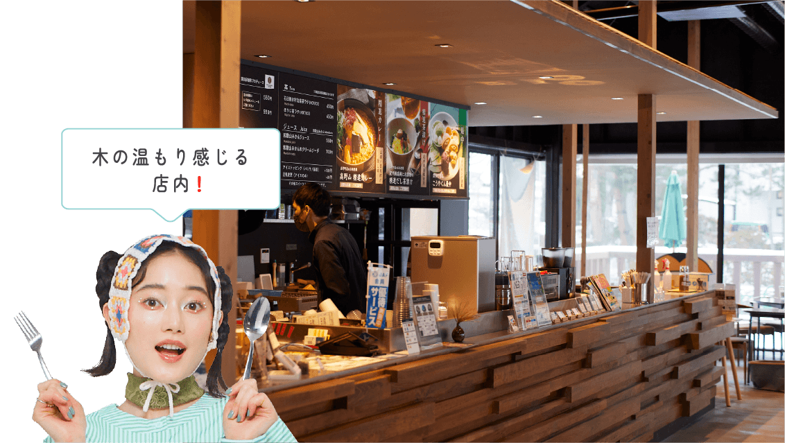 高野山 café雫店内の写真