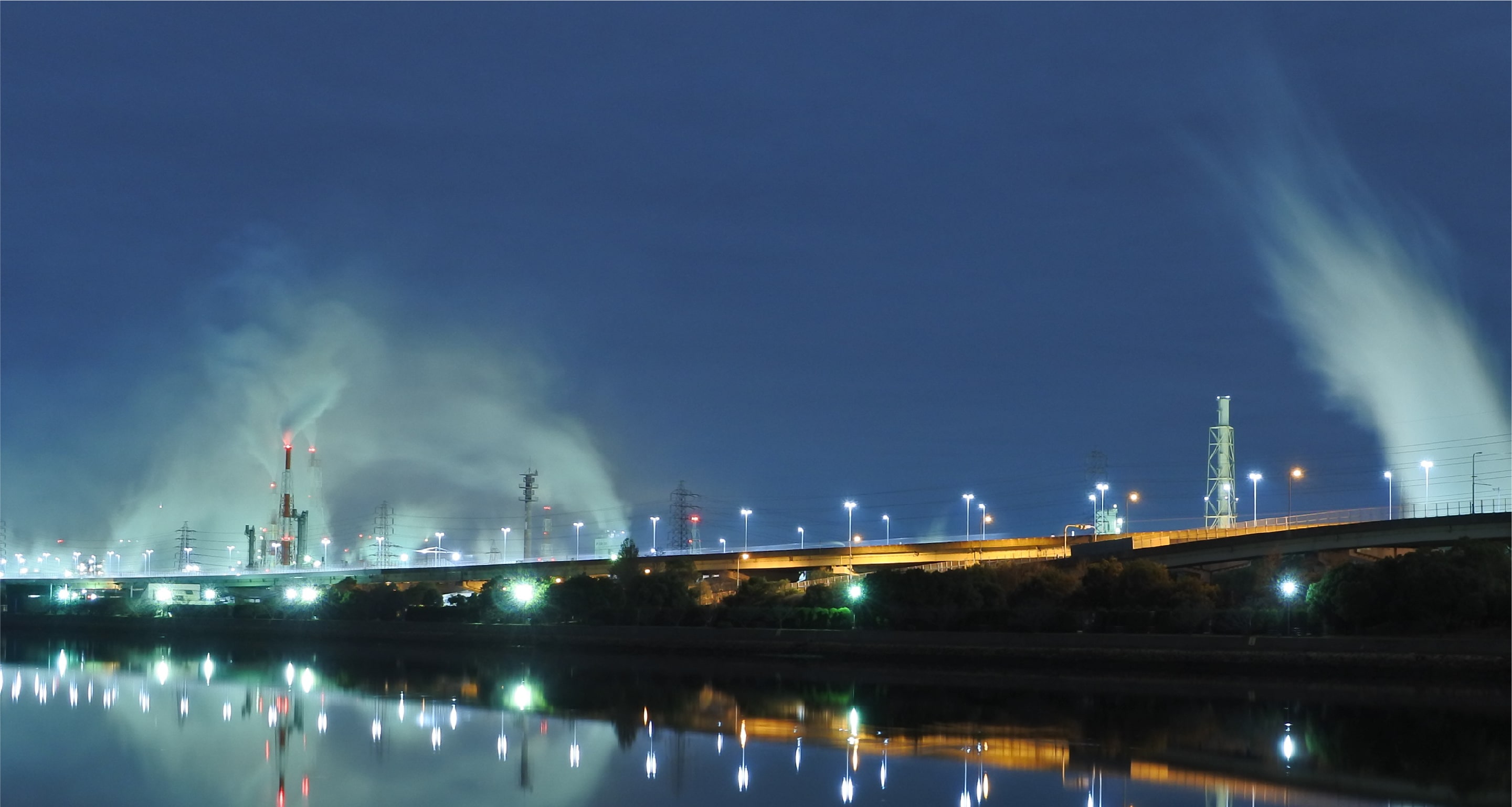 高石工場夜景