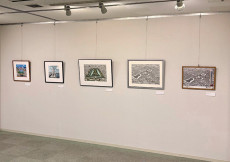 万博会場の壁画デザインを手がけたAjuさんの作品を展示！！