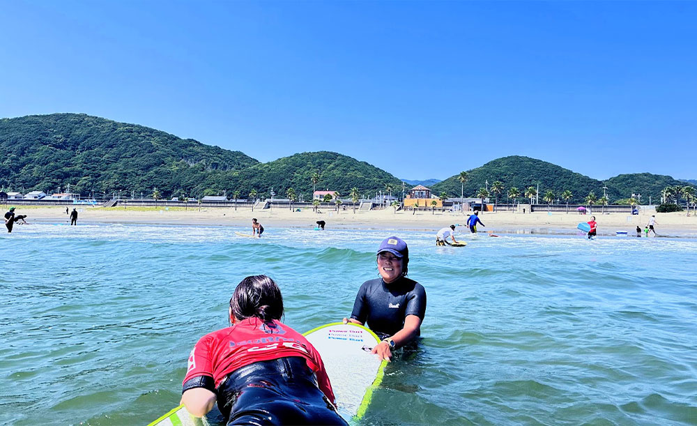 海での実践レッスン