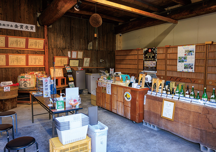 敷地内の直売所