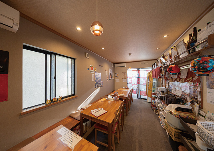 アットホームな雰囲気が広がる1階